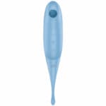Satisfyer Twirling Pro Air Pulse Stimulator & Vibrator – Blue Clitoral Stimulators | SEX Shop Ireland 9