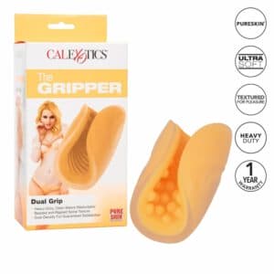 Calex Beaded Grip Masturbator – Orange Fleshlights | SEX Shop Ireland