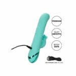 Calex Bel Air Bombshell Light Green Rabbit Vibrators | SEX Shop Ireland 15