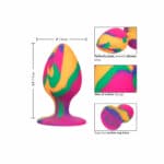 Calex Cheeky Large Tie-dye Plug Anal Butt Plugs | SEX Shop Ireland 11