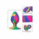 Calex Cheeky Medium Tie-dye Plug Anal Butt Plugs | SEX Shop Ireland 10