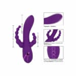 Calex Long Beach Bootylicious Purple Rabbit Vibrators | SEX Shop Ireland 17