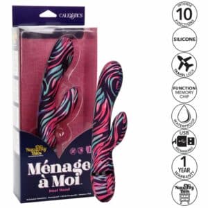 Calex Menage A Moi Dual Wand Vibrator Rabbit Vibrators | SEX Shop Ireland 3