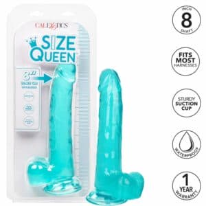Calex Size Queen Dildo – Blue 20.3 Cm Dildos | SEX Shop Ireland 3