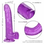 Calex Size Queen Dildo – Purple 20.3 Cm Dildos | SEX Shop Ireland 15
