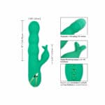 Calex Sonoma Satisfier Green Rabbit Vibrators | SEX Shop Ireland 12