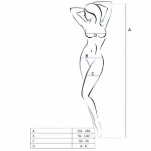 Passion Woman Bs056 Bodystocking Red One Size Bodystocking | SEX Shop Ireland 3
