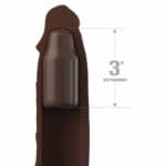Pipedreams Sleeve 22,86 Cm + 7,62 Cm Plug Brown Penis Extenders & Sleeves | SEX Shop Ireland 8