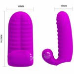 Pretty Love Abbott Stimulating Double Finger Purple Clitoral Stimulators | SEX Shop Ireland 12