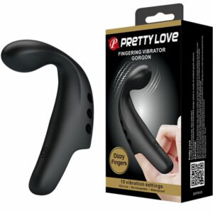 Pretty Love – Dizzy Fingers Gorgon Black Clitoral Stimulators | SEX Shop Ireland