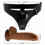 Pretty Love – Harness Briefs Universal Harness With Dildo Micheal 20 Cm Black Strap-Ons | SEX Shop Ireland 19