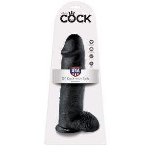 King Cock 12″ Cock Black With Balls 30.48  Cm Dildos | SEX Shop Ireland
