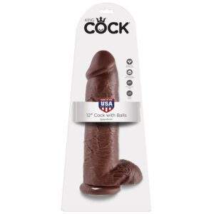 King Cock 12″ Cock Brown With Balls 30.48  Cm Dildos | SEXstore.ie
