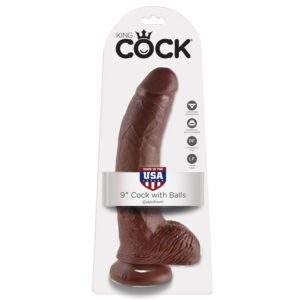 King Cock 9″ Cock Brown With Balls 22.9 Cm Dildos | SEX Shop Ireland