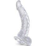 King Cock Clear – Realistic Curved Penis With Balls 16.5 Cm Transparent Dildos | SEX Shop Ireland 8
