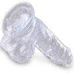 King Cock Clear – Realistic Penis With Balls 10.1 Cm Transparent Dildos | SEX Shop Ireland 12