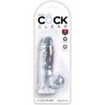 King Cock Clear – Realistic Penis With Balls 10.1 Cm Transparent Dildos | SEX Shop Ireland 13