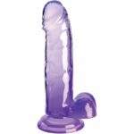 King Cock Clear – Realistic Penis With Balls 15.2 Cm Purple Dildos | SEX Shop Ireland 6
