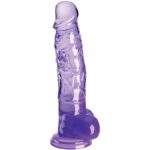 King Cock Clear – Realistic Penis With Balls 16.5 Cm Purple Dildos | SEX Shop Ireland 6