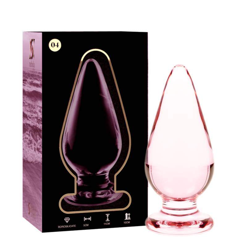 Nebula Series By Ibiza - Model 4 Anal Plug Borosilicate Glass 11 X 5 Cm  Pink
