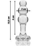 Nebula Series By Ibiza™ – Model 1 Plug Borosilicate Glass 10.7 X 3 Cm Transparent Butt Plugs | SEX Shop Ireland 12