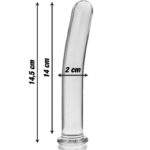 Nebula Series By Ibiza™ – Model 8 Dildo Borosilicate Glass 14.5 X 2 Cm Clear Anal Dildo | SEX Shop Ireland 14