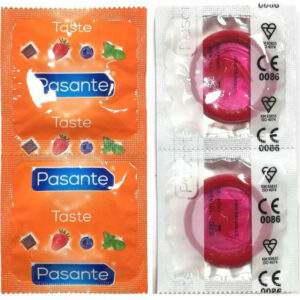 Pasante – Condoms Flavor Strawberry Bag 144 Units All Condom Box Sizes | SEX Shop Ireland