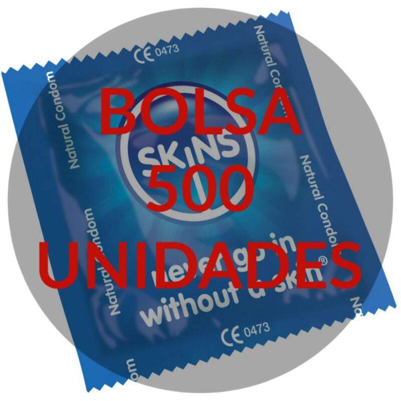 Skins –  Condom Natural Bag 500 All Condom Box Sizes | SEX Shop Ireland 5