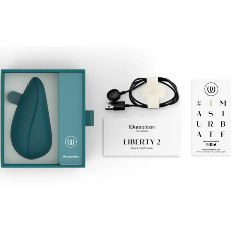 Womanizer – Liberty 2 Clitoris Stimulator & Sucker Blue Clitoral Sucking Vibrator | SEX Shop Ireland 9