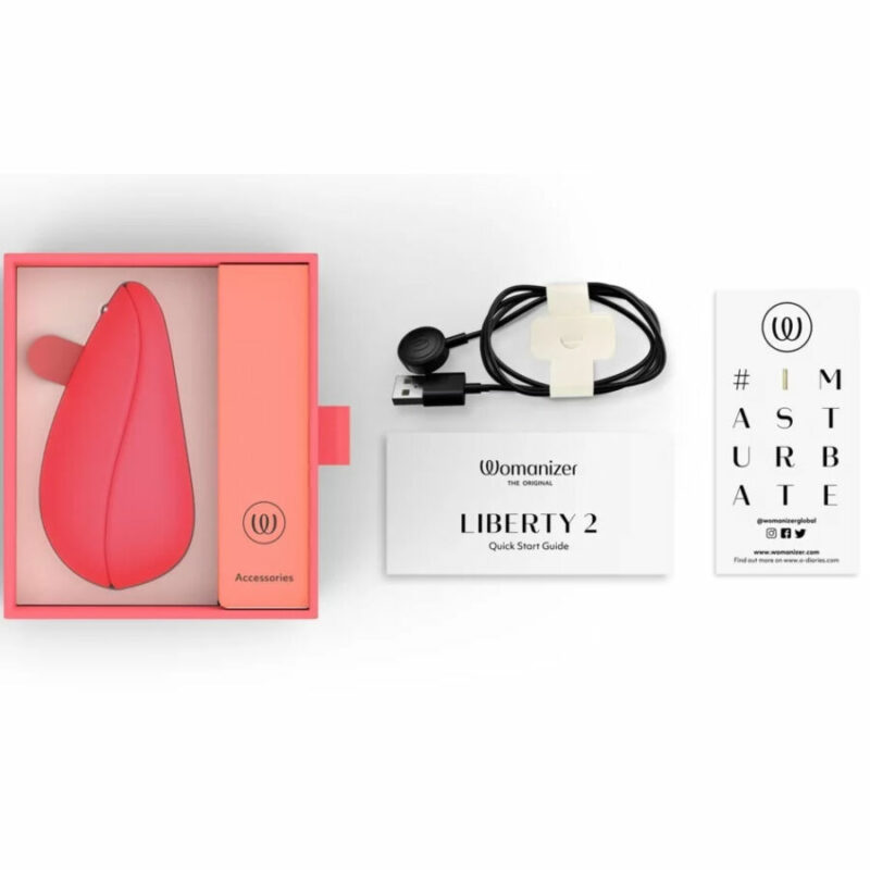 Womanizer – Liberty 2 Clitoris Stimulator & Sucker Pink Clitoral Sucking Vibrator | SEX Shop Ireland 9