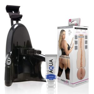 FLESHLIGHT – MIA MALKOVA BOSS LEVEL + UNIVERSAL LAUNCH + AQUA QUALITY LUBRICANT 50 ML Fleshlights | SEX Shop Ireland