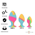 Intense – Multicolor Silicone Plug Set Butt Plugs | SEX Shop Ireland 12