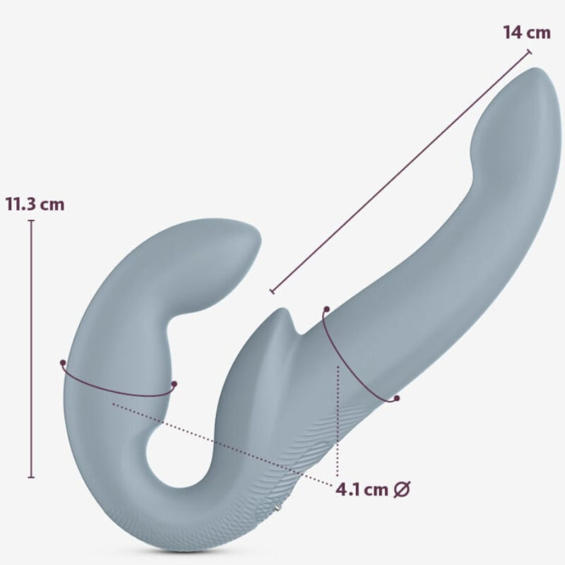 FUN FACTORY – SHARE VIBE PRO DOUBLE VIBRATOR GREY Anal Dildo | SEX Shop Ireland 5