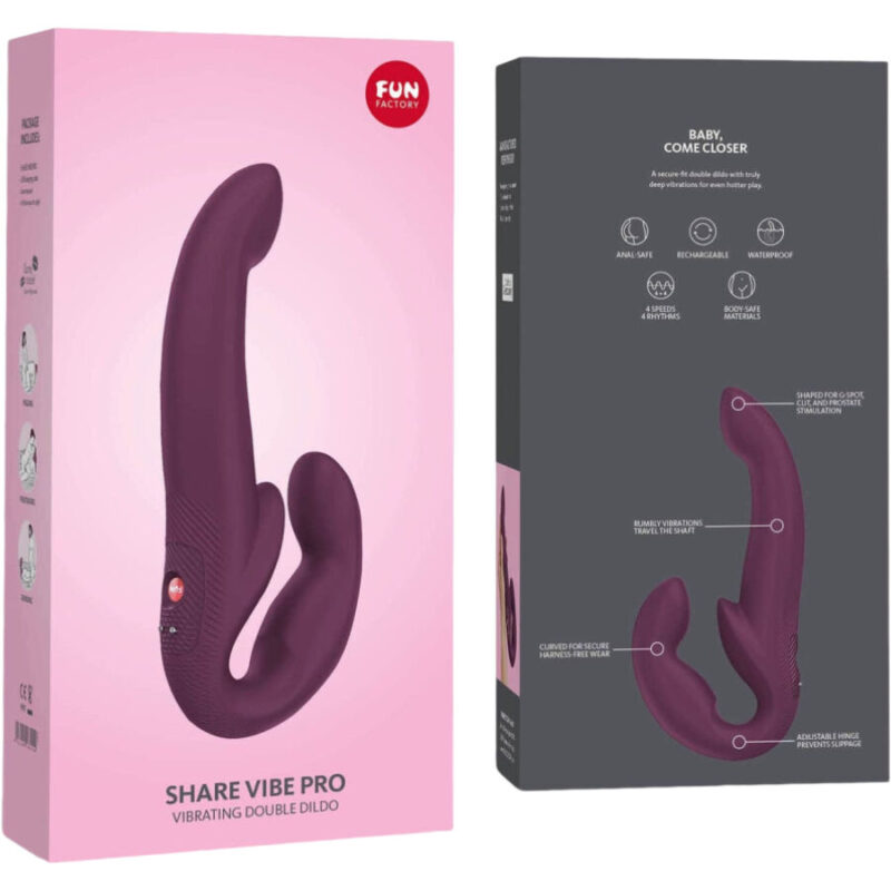 FUN FACTORY – SHARE VIBE PRO DOUBLE VIBRATOR VIOLET Anal Dildo | SEX Shop Ireland 6