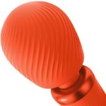 FUN FACTORY – VIM SILICONE RECHARGEABLE VIBRATING WEIGHTED RUMBLE WAND SUNRISE ORANGE Vibrators | SEX Shop Ireland 15