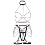 LEG AVENUE – HARNESS BRA & PEARL GARTER M Body Harness Lingerie | SEX Shop Ireland 18