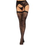 LEG AVENUE – LACE THIGH HIGHS & GARTERBELT BLACK Fashion & Lingerie | SEX Shop Ireland 11