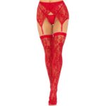 LEG AVENUE – LACE THIGH HIGHS & GARTERBELT RED Fashion & Lingerie | SEX Shop Ireland 11