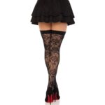 LEG AVENUE – WILD ROSES NET STOCKS BLACK Fashion & Lingerie | SEX Shop Ireland 8