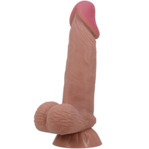PRETTY LOVE – SLIDING SKIN SERIES REALISTIC DILDO WITH SLIDING BROWN SKIN SUCTION CUP 19.4 CM Dildos | SEX Shop Ireland 3
