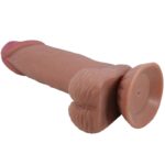 PRETTY LOVE – SLIDING SKIN SERIES REALISTIC DILDO WITH SLIDING BROWN SKIN SUCTION CUP 19.4 CM Dildos | SEX Shop Ireland 14