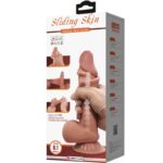 PRETTY LOVE – SLIDING SKIN SERIES REALISTIC DILDO WITH SLIDING BROWN SKIN SUCTION CUP 19.4 CM Dildos | SEX Shop Ireland 17