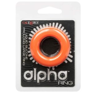 CALIFORNIA EXOTICS – ALPHA PROLONG LARGE RING ORANGE Cock Rings | SEX Shop Ireland 3