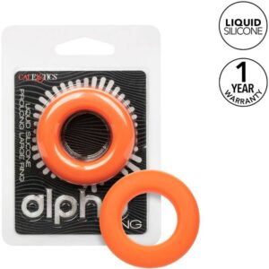 CALIFORNIA EXOTICS – ALPHA PROLONG LARGE RING ORANGE Cock Rings | SEX Shop Ireland