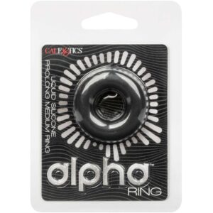 CALIFORNIA EXOTICS – ALPHA PROLONG MEDIUM RING BLACK Cock Rings | SEX Shop Ireland 3