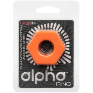 CALIFORNIA EXOTICS – ALPHA PROLONG SEXAGON RING ORANGE Cock Rings | SEX Shop Ireland 3