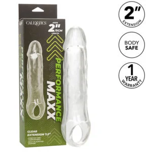 CALIFORNIA EXOTICS – PERFORMANCE MAXX CLEAR EXTENSION 7,5 TRANSPARENT Penis Extenders & Sleeves | SEX Shop Ireland 3