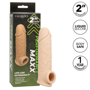 CALIFORNIA EXOTICS – PERFORMANCE MAXX LIFE-LIKE EXTENSION 7 LIGHT SKIN Penis Extenders & Sleeves | SEX Shop Ireland