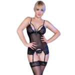 CHILIROSE – CR 4415 SET CORSET BLACK S/M Corset Lingerie | SEX Shop Ireland 6