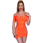 CHILIROSE – CR 4704 DRESS ORANGE S/M Fashion & Lingerie | SEX Shop Ireland 7